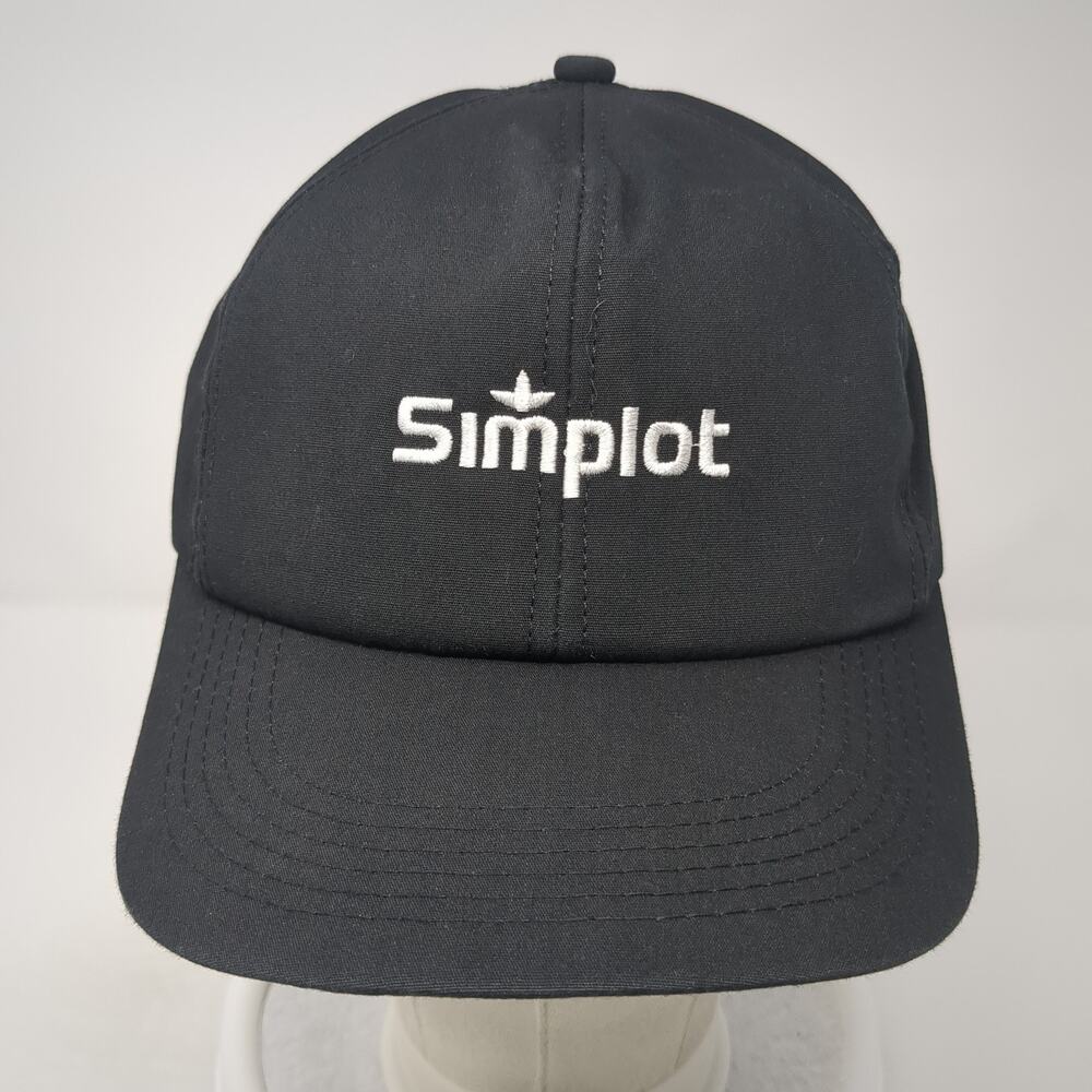 Simplot Snapback Hat Black One Size Adjustable Em… - image 2